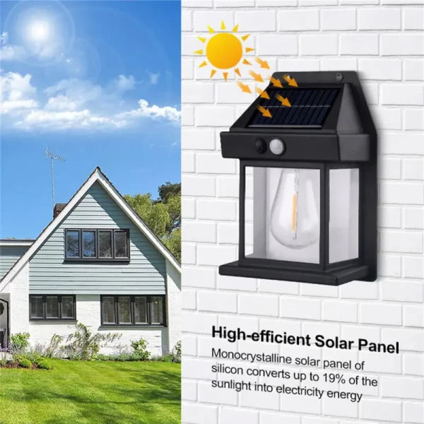 Tech Swadeshi Solar Motion Warm Bulb Light