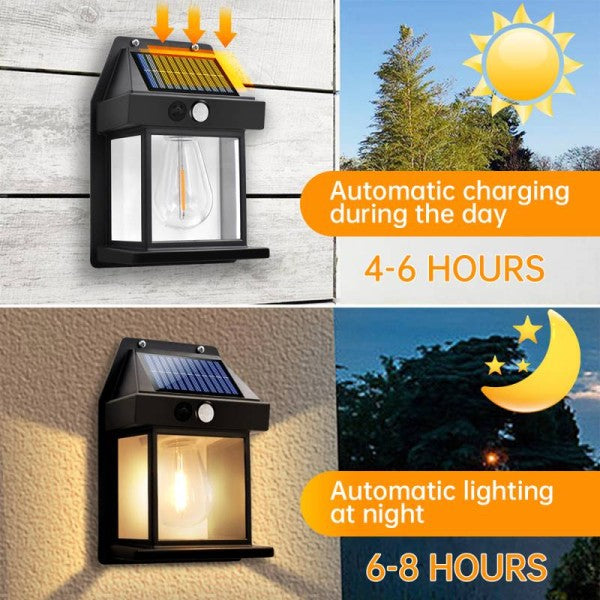 Tech Swadeshi Solar Motion Warm Bulb Light