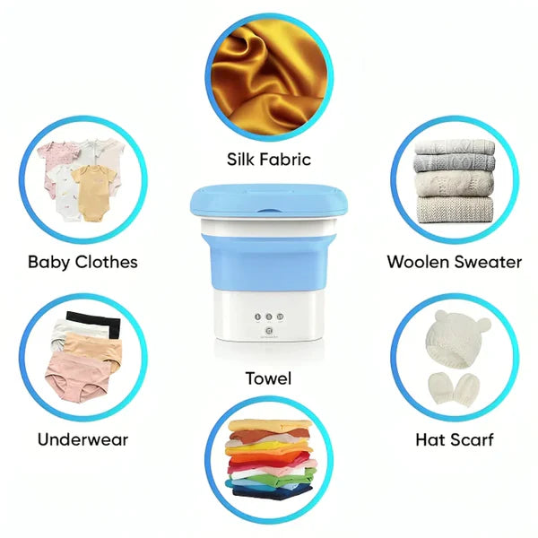 Tech Swadeshi Mini Foldable Washing Machine