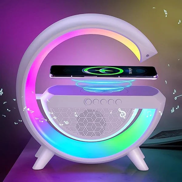 Tech Swadeshi Wireless Charging Atmosphere G-Lamp with Bluetooth Speaker