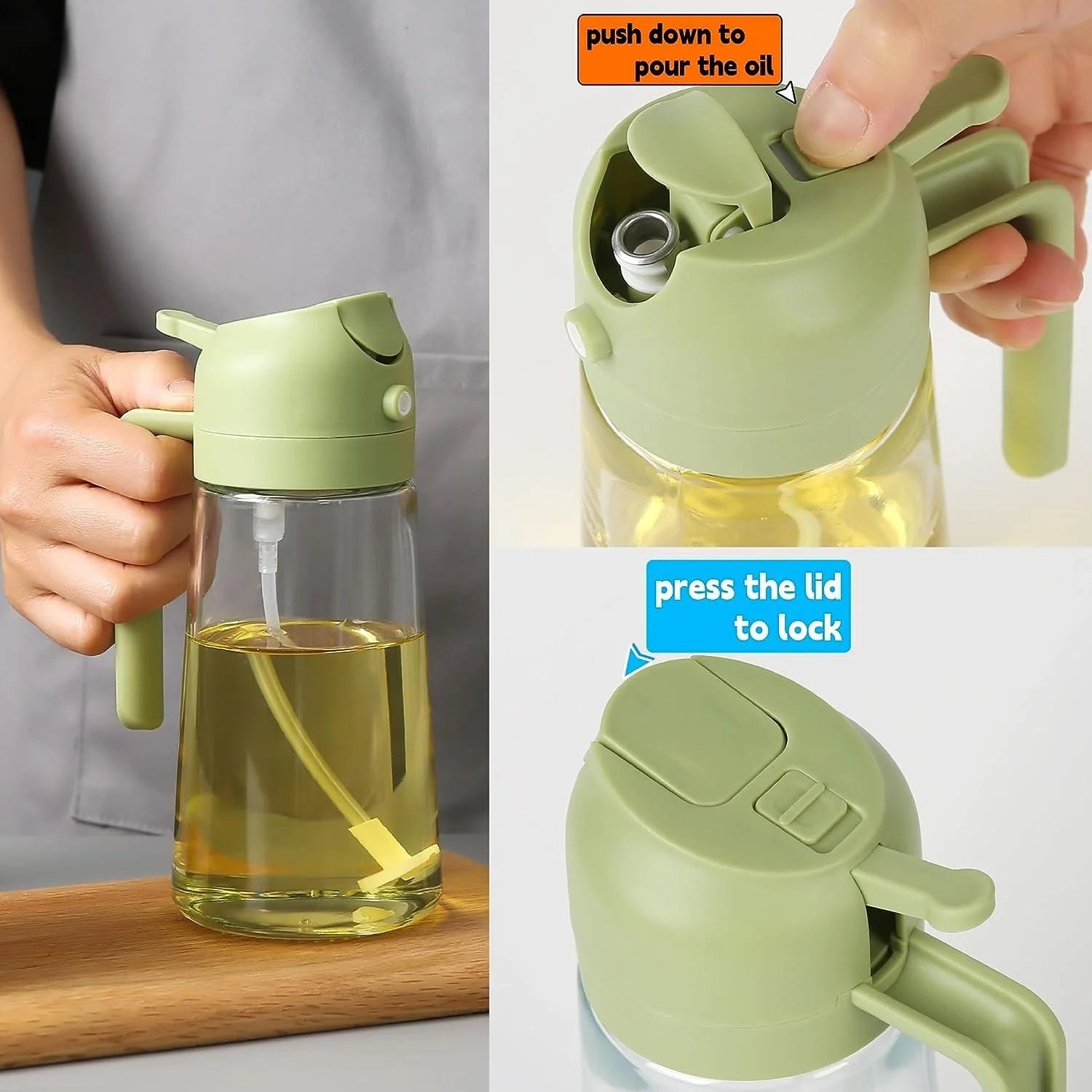Tech Swadeshi Portable Oil Sprayer Dispenser (500ml)