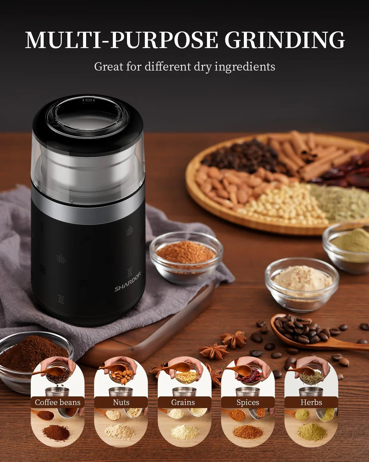 Tech Swadeshi Prestige Automatic 1000W Electric Grinder