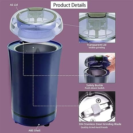 Tech Swadeshi Stainless Steel Electric Portable Grinder