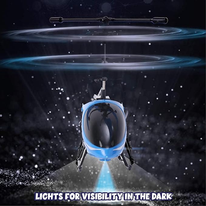 Tech Swadeshi Hand-Sensor RC Helicopter with 3D Lights & USB Rechargeable