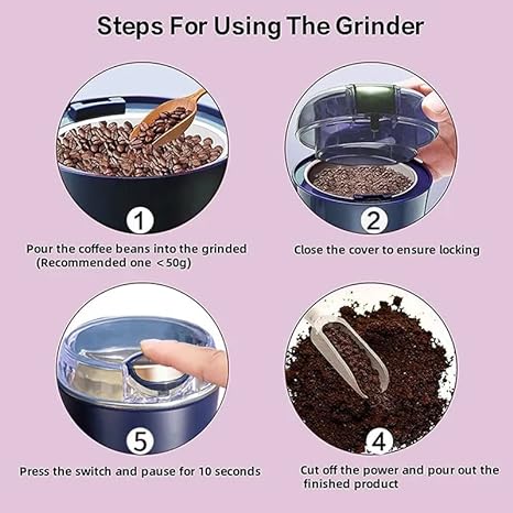 Tech Swadeshi Stainless Steel Electric Portable Grinder