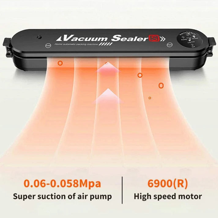 Tech Swadeshi Hands-Free Vacuum Sealer for Food Preservation (Includes 10+ Free Vacuum Bags)