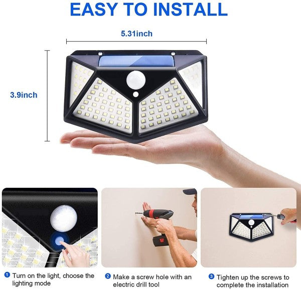 100 LED motion Sensor Light