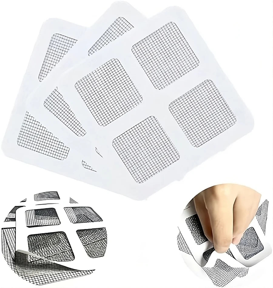 10/20 Pack Disposable Shower Drain Hair Catcher,Sink Sticker (4" X 4")