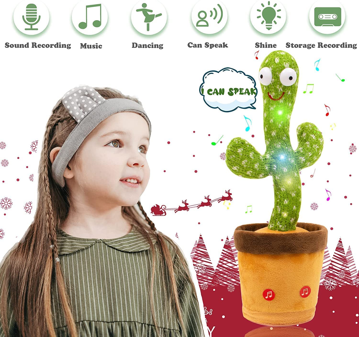 Tech Swadeshi Interactive Dancing Cactus Toy