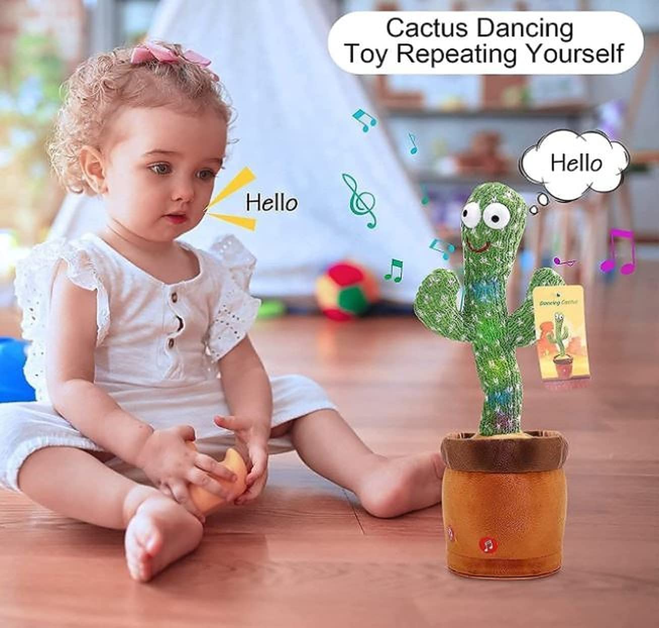 Tech Swadeshi Interactive Dancing Cactus Toy