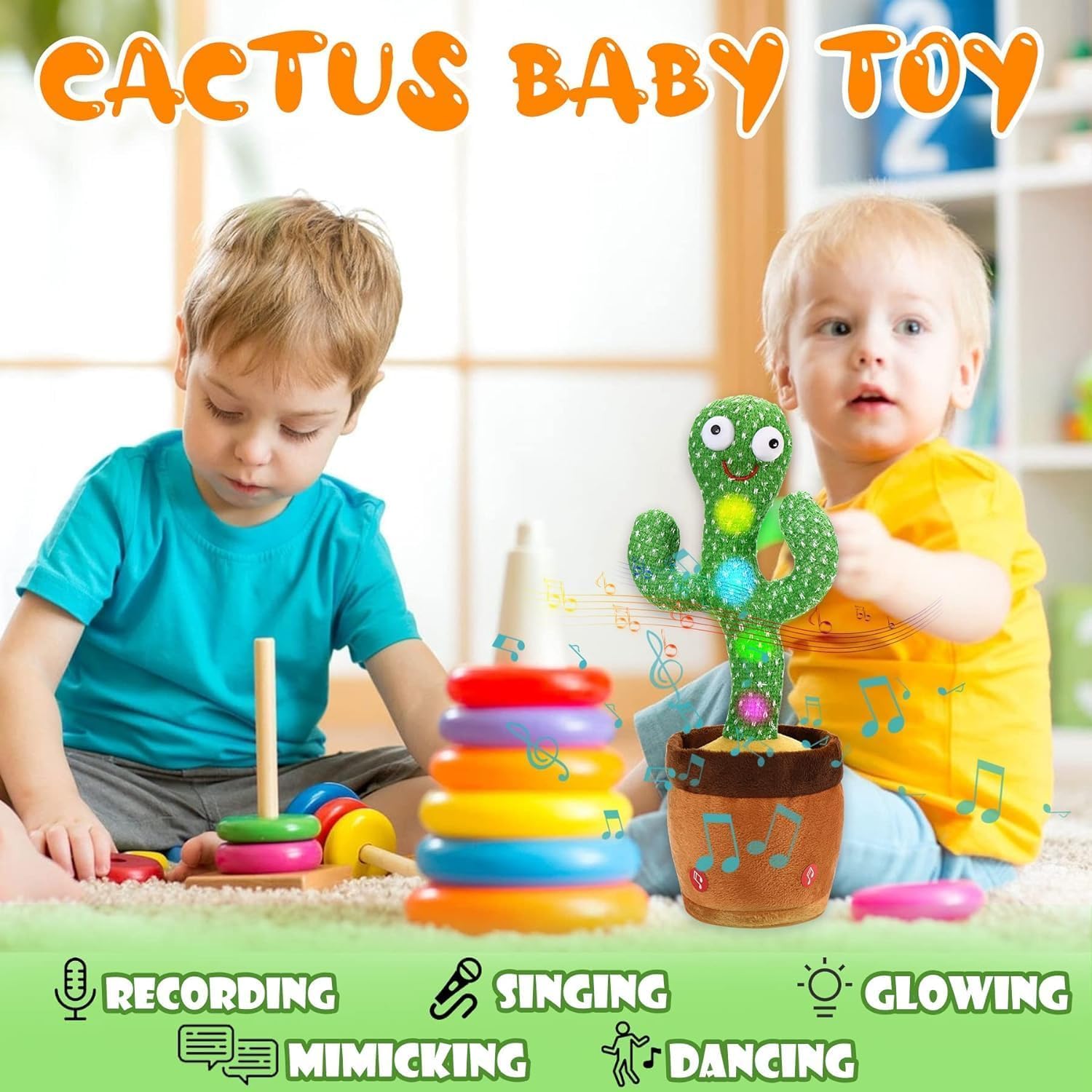 Tech Swadeshi Interactive Dancing Cactus Toy