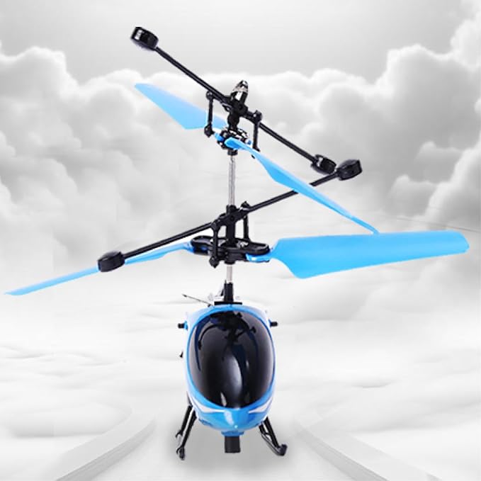 Tech Swadeshi Hand-Sensor RC Helicopter with 3D Lights & USB Rechargeable