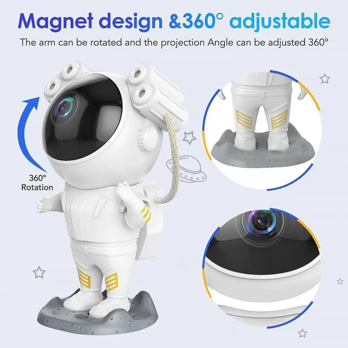 Astronaut Galaxy Projector with Remote Control